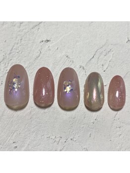 フレイムス アイラッシュ アンド ネイル(FRAMES)/ミラー×ラメ