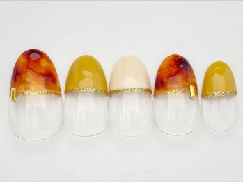 ネイルサロン アビー グランデュオ蒲田店(abbie)/オータムフレンチ¥12,430