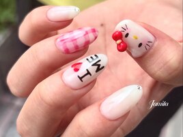 キャラクター×I LOVE MEネイル