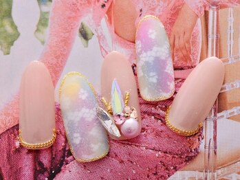ネイルサロンラグジュアリー 梅田店(LUXURY)/パステルレース