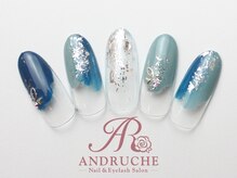 アンドルーチェ なんばパークス店(ANDRUCHE)/塗りかけネイル/クリアネイル