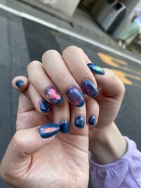 うるうる氷ネイル