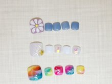 ティーエヌ 名古屋矢場町店/フット デザインネイル￥6980