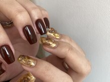 クルネ(QULNE)/ニュアンスネイル/ブラウン