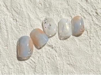 アイネイルズ 池袋店(I-nails)/寒色タイダイニュアンス