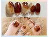 【厳選】 120分定額 HAND×FOOT セットデザイン ◎写真持込&同時施術