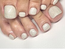 モーヴネイル(mauve.nail)/ラメ入りホワイト系ワンカラー