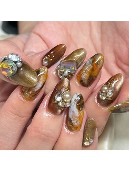 ソラール(SOLAR)/秋のべっこうニュアンスネイル♪