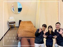 半個室で安心◎周りを気にせずゆったり過ごせる施術空間です！