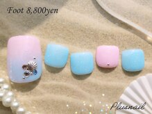 プラスネイル 北千住東口店(PLUS NAIL)/(1713)サンダル映え！夏フット♪