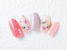 ホクレア(Hokule'a)/押し花ネイル