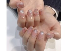 クリスタルネイルサロン(Crystal Nail)/チークネイル キラキラネイル
