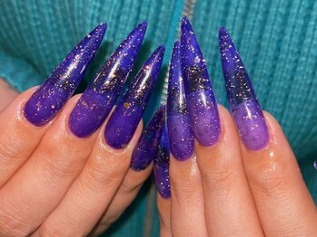 ソルナ(SoLuna)/ロング×キラキラワンカラー