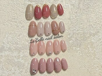 ラベル(La'Belle)の写真/シンプル派必見!オフィスで輝くちゅるんとした指先をマオジェルで叶えて◎