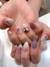 グラマラス アンジェアイ 荻窪店(glamourous ange eye)/梅雨ネイル