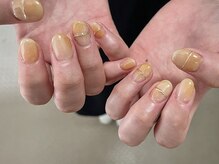 ミリネイルズ(milli nails)/もやもやオレンジ