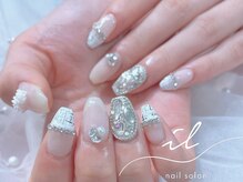 イル 神戸店/ツイード×ストーン埋め尽くし