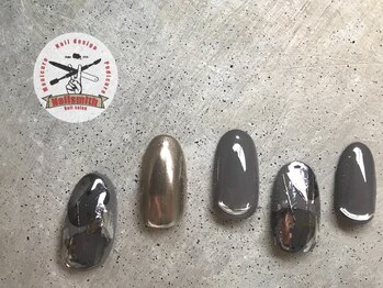 ネイルスミス(Nailsmith)/グレー×ブラックピグメント