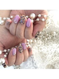 ヒョウ柄ネイル☆彡