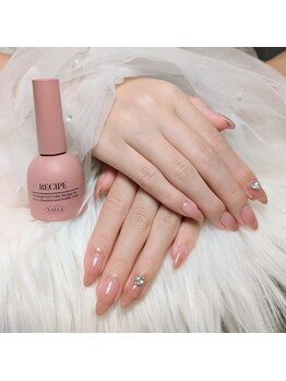 リッカヴァラ(Lycka VALLA)の写真/韓国風シンプルネイルで、あなたの指先に彩りをプラス☆オフィスにもぴったりなデザインを提案します♪