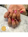 バレンタインネイル