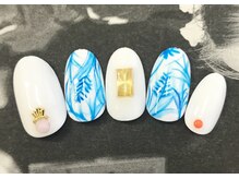 ネイルサロン トリック(Nail Salon TRICK)/涼しげリーフ