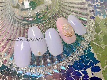 ネイルサロン カラーエイト(Nailsalon COLOR.8)/シンプルネイル
