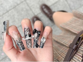 エム ネイル 本店(M Nail)の写真/【コンプレックス解消◎】爪の薄さ,深爪,フォルムにこだわり自然な長さだし♪ショート～ロングまでお任せ★