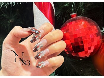 #クリスマスネイル