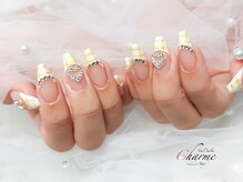 シャルム(Charme)/チェックフレンチネイル