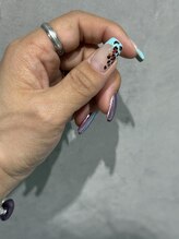 モツヲネイル(motsu.O! NAIL)/アニマル柄×フレンチアート