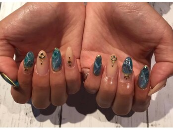 ラウンジ 町田店(RounGe)/【ジェルネイル】天然石ネイル