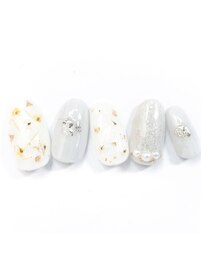 【初回】¥7500押し花ネイル