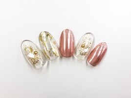 ミラー、ホイルネイル