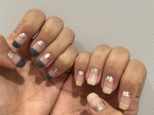ネイル アバンス 西梅田店(Nail AVANCE.)/ミラーネイル/ネイル