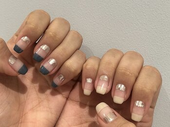 ネイル アバンス 西梅田店(Nail AVANCE.)/ミラーネイル/ネイル