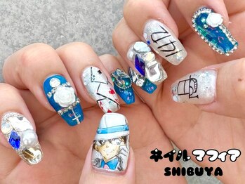 ネイルマフィア 渋谷(NAIL MAFIA)/痛ネイル/キャラクターネイル