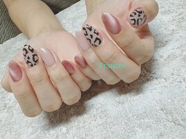 ヒョウ柄×マグネット