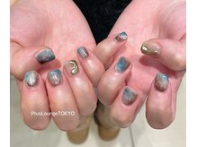 プルースラウンジ トウキョウ(Plus Lounge TOKYO)/ニュアンスもやもやネイル[原宿]