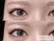 美人ヶ丘 離宮の写真/【22:00まで営業】ブラックティント韓国風まつげパーマ¥5700/まつ毛1本ずつを際立たせ立体感のある目元へ＊