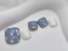 手描きお花フット　8100