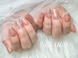 オーロラandリボンネイル