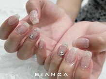 ビアンカ キュポ・ラ川口店(Bianca)/シルバーラメネイル￥5800～