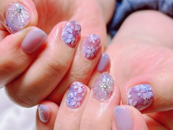 ネイルサロン リン(Lin)/紫陽花