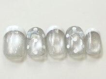 ネイルメゾン 天神店(NAIL MAISON)/クリアマグフレンチ夏¥8000