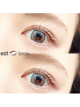エストブロウ 麻布十番店(est brow)/まつげパーマ パリジェンヌ 眉毛