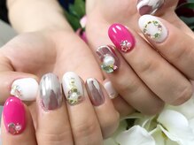 ネイルサロン カラーエイト(Nailsalon COLOR.8)/オーダーアート無制限￥8990