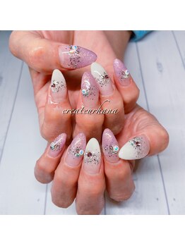 クレアトゥール 華/キラキラネイル