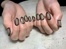 サロンド イト(salon de ito)/ワンカラー×囲みネイル