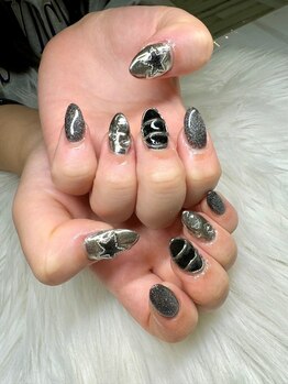 タムタムネイル 本厚木(Tam Tam Nail)/スカルプ持ち込みデザイン